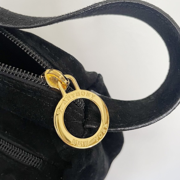 T. ANTHONY Ltd || Vintage Black Velvet Hand Bag - Picture 3 of 6